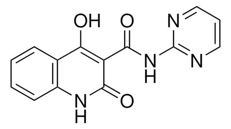 4 HYDROXY 2 OXO 1 2 DIHYDRO QUINOLINE 3 CARBOXYLIC ACID PYRIMIDIN 2