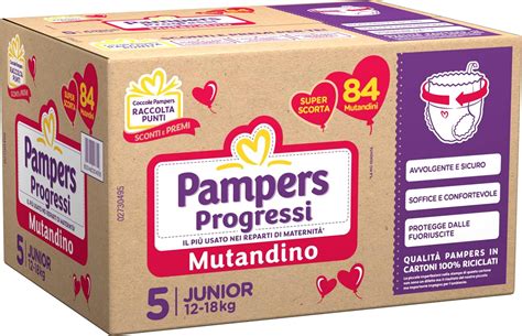 Pampers Progressi Penta Mutandino Junior 84 Pannolini Bianco Taglia