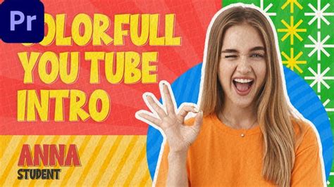 Colorful Youtube Vlog Intro Mogrt Openers Ft Action And Advertising