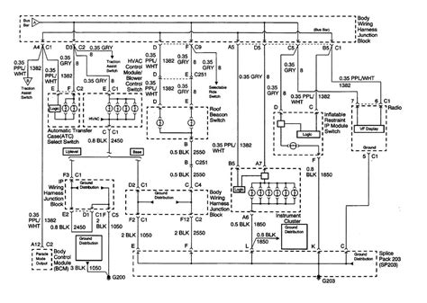 Wiring Diagram For The 2000 Chevy Silverado