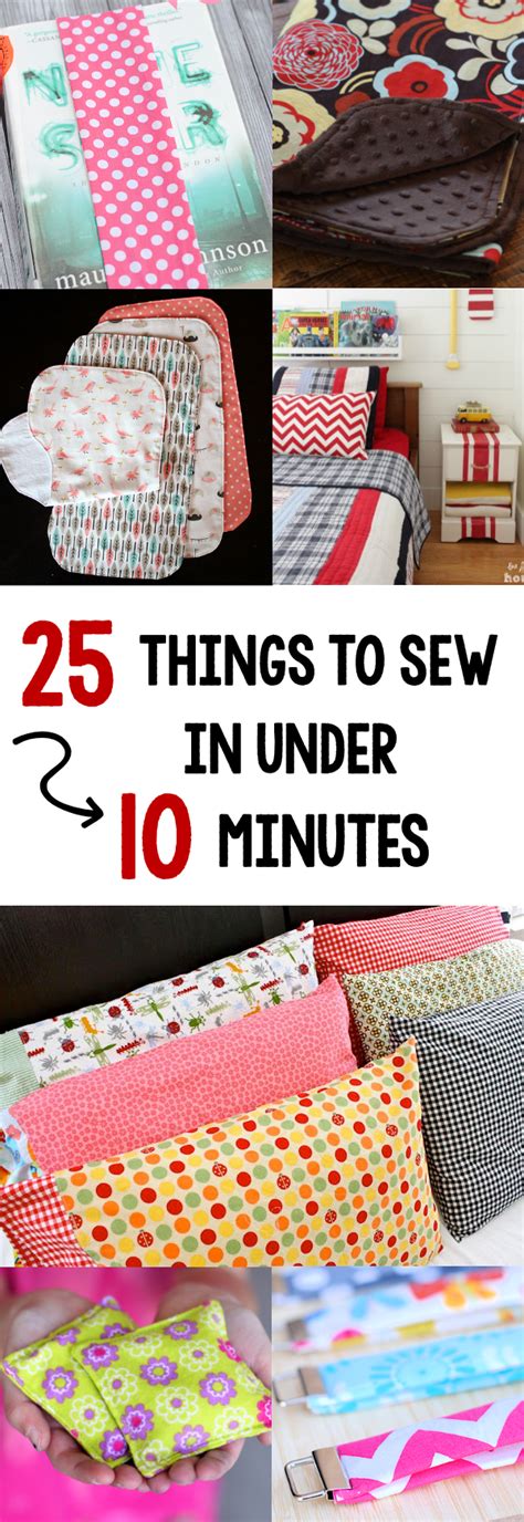 25 Projects to Sew in 10 Minutes - The Daily Seam