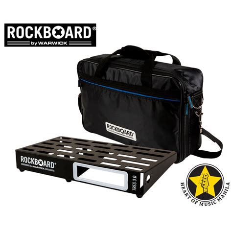 Warwick RockBoard TRES 3 0 Pedalboard With Gig Bag For 5 10 Pedal