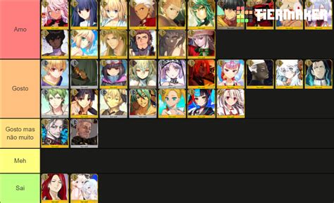 Fate Grand Order Archer Tier List (Community Rankings) - TierMaker