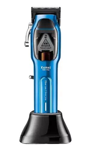 Cortadora De Pelo Profesional Kemei Km Azul Rpm Cuotas Sin