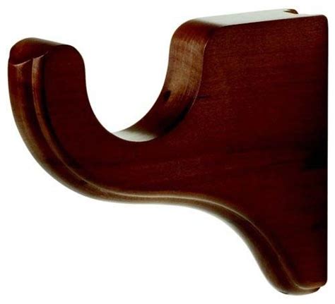 Kirsch 2 Inch Wood Trends 3 12 Inch Return Short Bracket Curtain