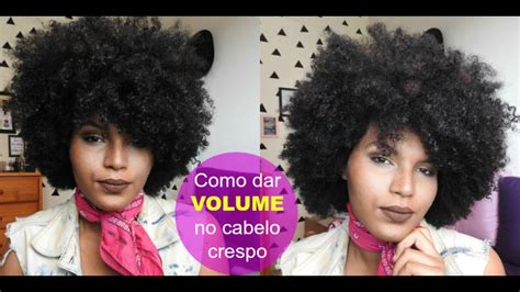 Como Dar Volume No Cabelo Crespo Cacheado Rachel Marins Youtube