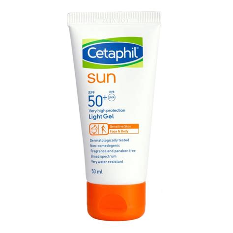 [mplus] Cetaphil Sun Spf 50 Face And Body Light Gel 50ml