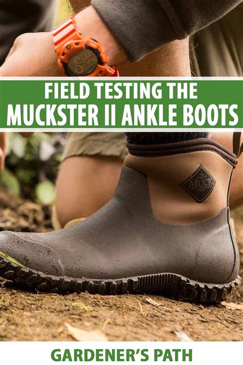 Muckster Ii Ankle Muck Boots Review A Gardeners Path Product Guide