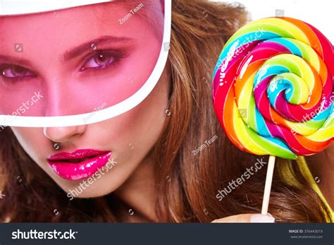 Portrait Beautiful Happy Sexy Cute Brunette Stock Photo Edit Now 376443019