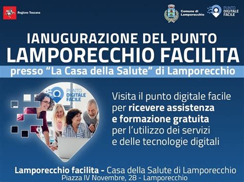 Lamporecchio Apre Il Centro Di Facilitazione Digitale Reportpistoia