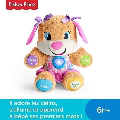 Nounours éducatif interactif Fisher Price Sœur de Puppy Eveil