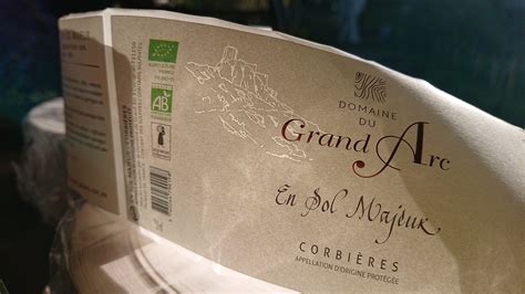 De nouvelles étiquettes Domaine du Grand Arc