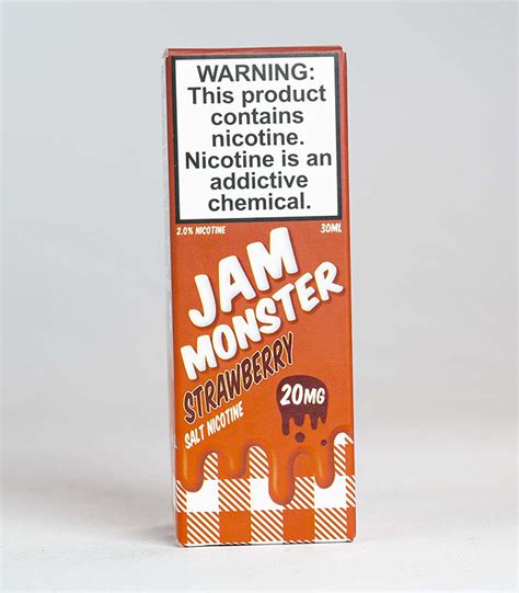 Jam Monster Strawberry 20mg Salt Steamvape Shop