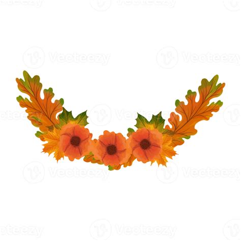 Watercolor Leaf Frame, Autumn Leaves clipart 8848767 PNG