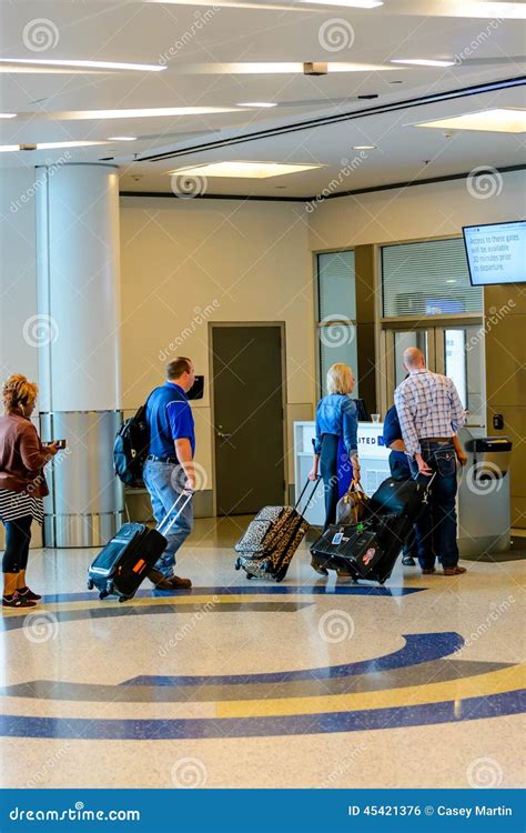 Passengers Queued In Line For Boarding At Departure Gate Editorial Photo Image Of Departure