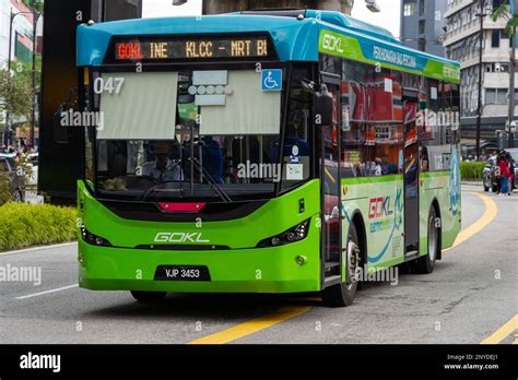 The Free Gokl Electric Bus In Kuala Lumpur Malaysia Stock Photo Alamy