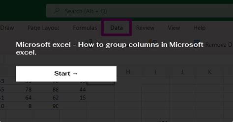 Microsoft Excel How To Group Columns In Microsoft Excel