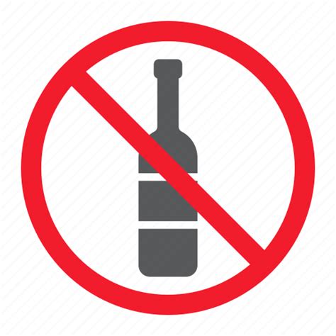 Alcohol Ban Drink Forbidden No Prohibition Stop Icon Download