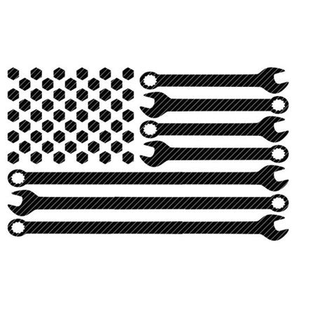 Mechanic Tool Flag Usa America Svg  Png Clipart Design Etsy