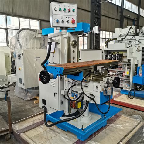 Universal Knee Typ Manual Horizontal Milling Machine With Vertical Head