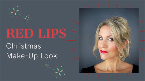 Christmas Make Up Look RED LIPS YouTube