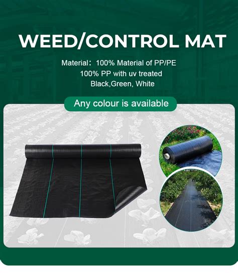 Greenhouse Weed Control Mat Fabric Ground Cover Anti Woven Pins Non