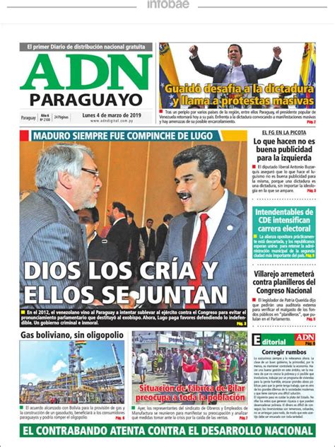 Adn Paraguayo Paraguay 4 De Marzo De 2019 Infobae