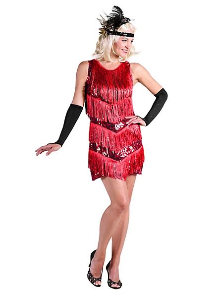 20s Charleston Dress Red