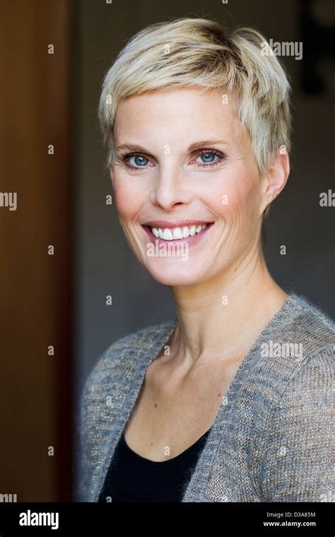 Close up of womans smiling face Stock Photo - Alamy