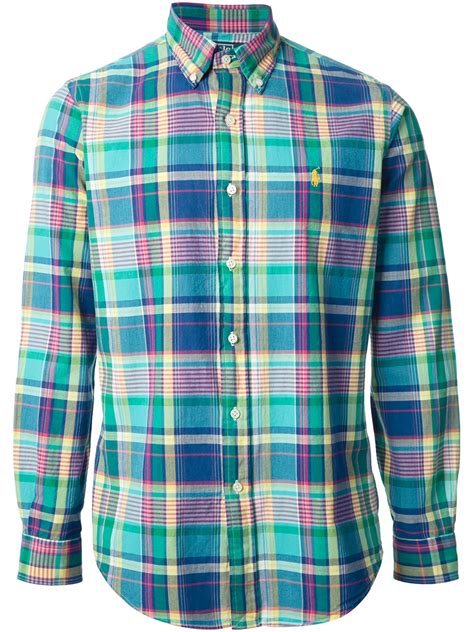 Polo ralph lauren Plaid Shirt for Men | Lyst