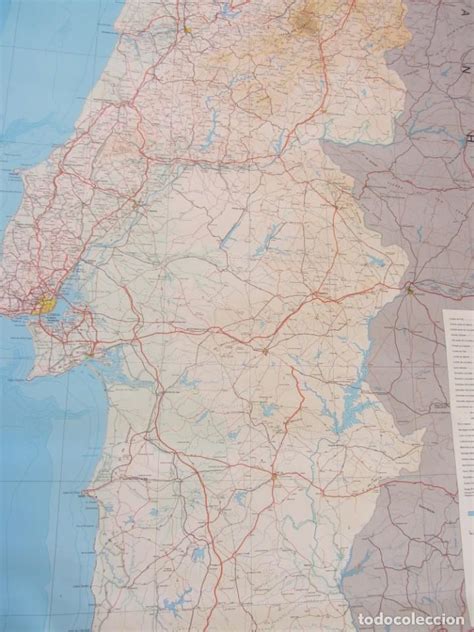 Gran Mapa De Portugal Continental Escala Comprar Mapas