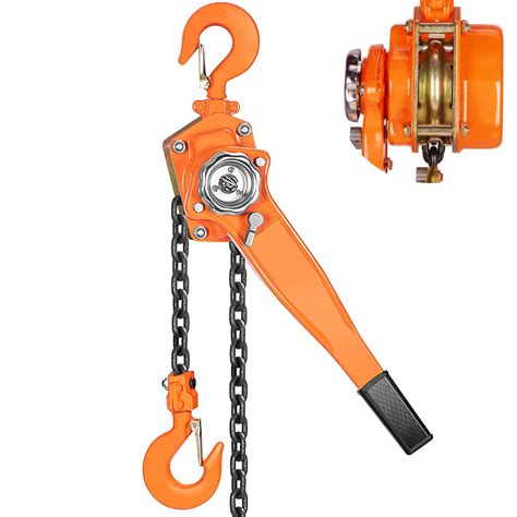 Buy MYOYAY Manual Lever Chain Hoist 3 4 Ton Heavy Duty Ratchet Chain