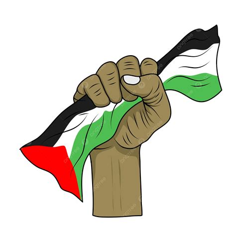 Hand Drawn Palestinian Freedom Illustration Vector Of With Palestine Flag Flag Palestine