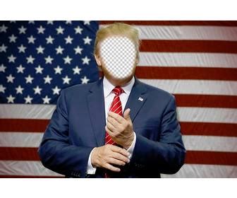 Photomontage Pour Simuler Votre Visage Sur Le Corps De Donald Trump Le