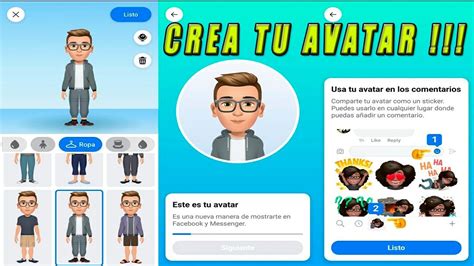 Como Crear TU AVATAR DE FACEBOOK Paso A Paso YouTube