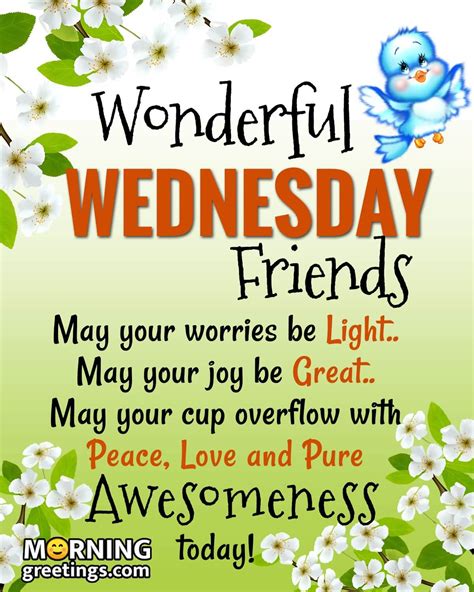 50 Wonderful Wednesday Quotes Wishes Pics Morning Greetings Morning