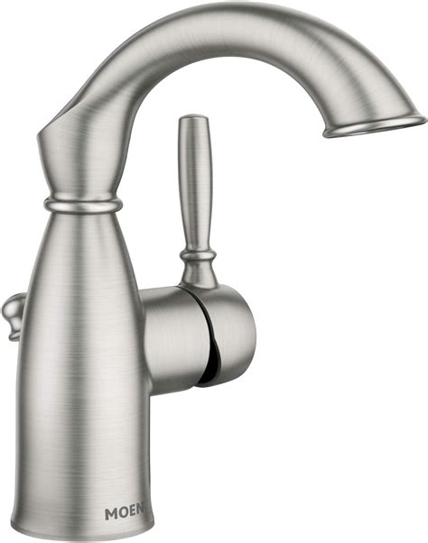 Moen Brushed Nickel Single Handle Bathroom Faucet – Everything Bathroom