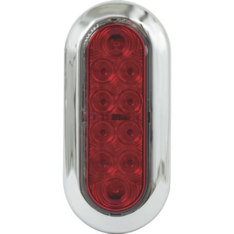 Hopkins Towing Solutions In Led Oval Stop Tail Turn Light Red