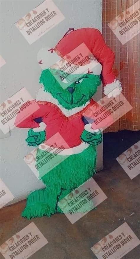 Piñata De Grinch De Tambor