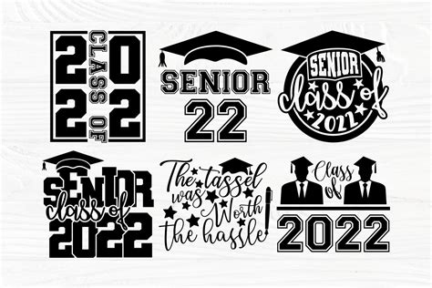 Graduation SVG Bundle Senior 2022 SVG Class Of 2022 Svg Png By