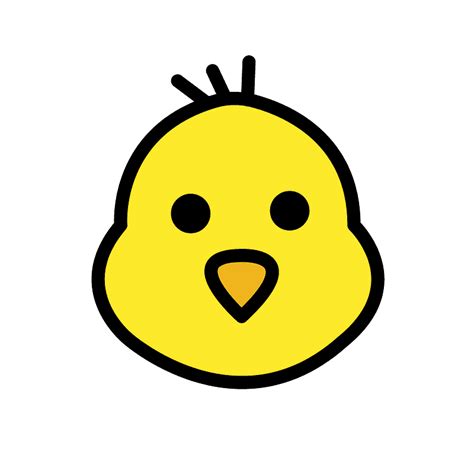 Baby Chick Free Vector Emoji On