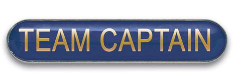 Team Captain Badge Blue Pack Of 5 School Merit Stickers