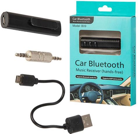 Akcesoria Car Audio Video Samochodowy Odbiornik D Wi Ku Bluetooth Aux