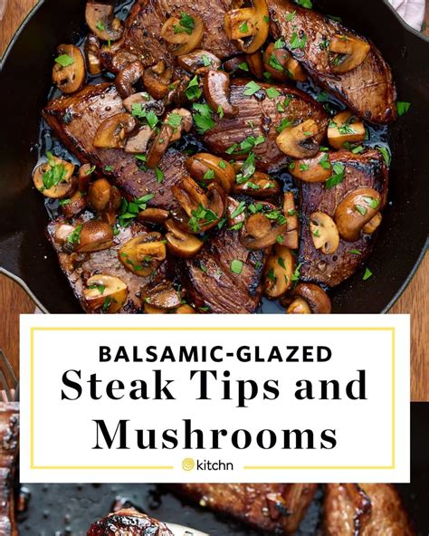 Skillet Balsamic Glazed Steak And Mushrooms Artofit