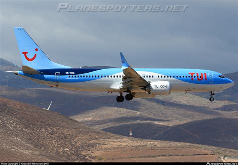 SE RND TUIfly Nordic Boeing 737 8 MAX Photo by Alejandro Hernández León