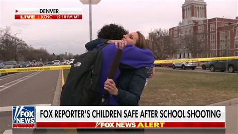 Fox News Reporter Hugs Son Live From Scene Of His High School Shooting