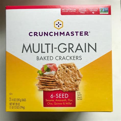 Crunchmaster Crunchmaster Multi Grain Baked Crackers Seed Reviews