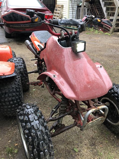 My new to me quad. $250 runs and drives : r/ATV