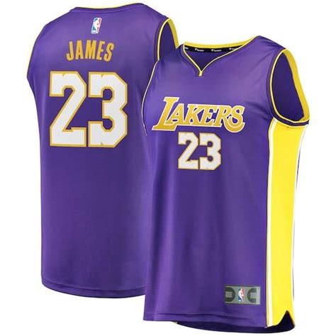 Lebron James Lakers Jersey S-2X Big & Tall 3X (3XL) 4X (4XL) 5X (5XL)