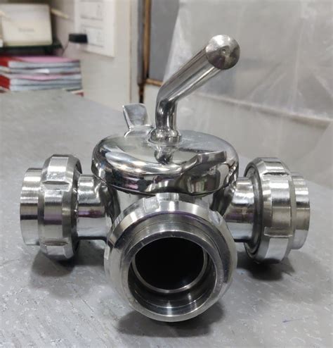 Material Stainless Steel High Pressure Way Dairy Valve At Rs In